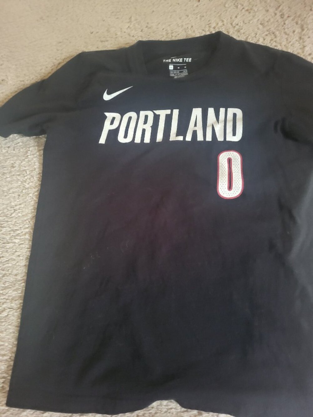 Youth Boys, Nike Tee-Shirt. NBA (Black) – Medium